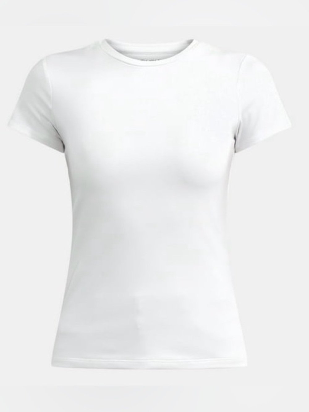 Time and Tru Vivid White Smoothing Tee with Short Sleeves - XL